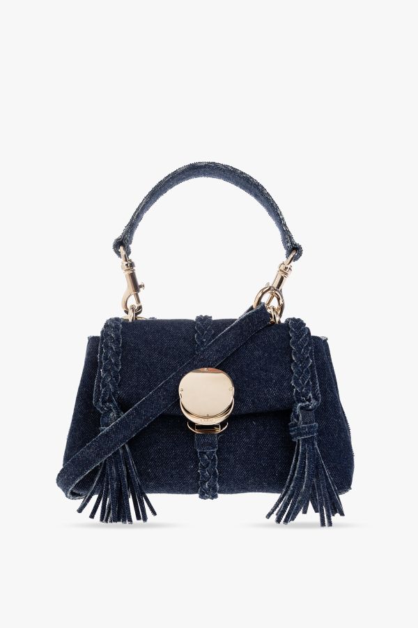 日本Chloé NAVY BLUE ‘PENELOPE MINI’ SHOULDER BAG肩背手提兩用包 日本Chloé NAVY BLUE ‘PENELOPE MINI’ SHOULDER BAG肩背手提兩用包