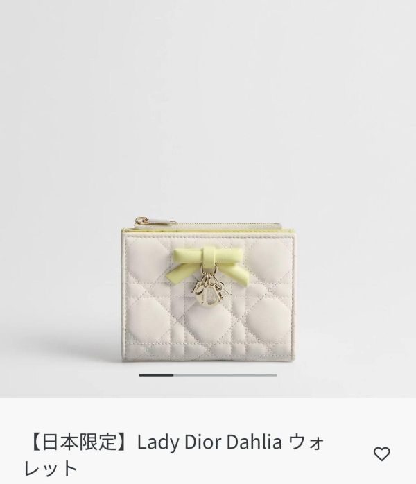 日本 Dior Lady Dior Dahlia 錢包 日本 Dior Lady Dior Dahlia 錢包