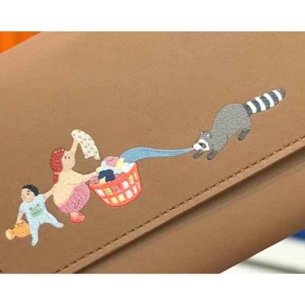 日本LOEWE x Suna Fujita 浣熊豎款小號錢包（納帕小牛皮） 日本LOEWE x Suna Fujita 浣熊豎款小號錢包（納帕小牛皮）