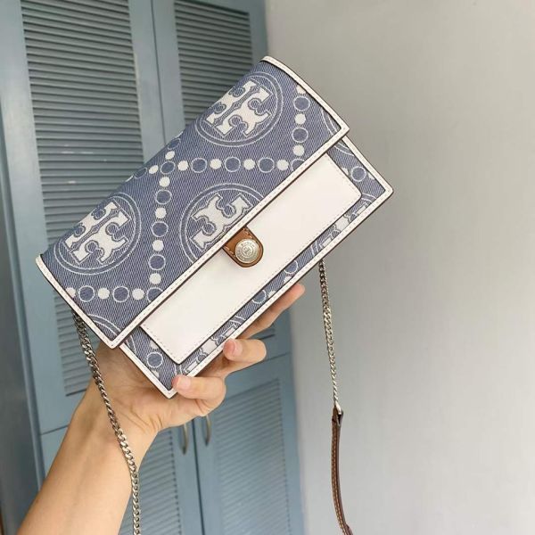 TORY  BURCH  MONOGRAM 迷你老花肩背包 TORY  BURCH  MONOGRAM 迷你老花肩背包