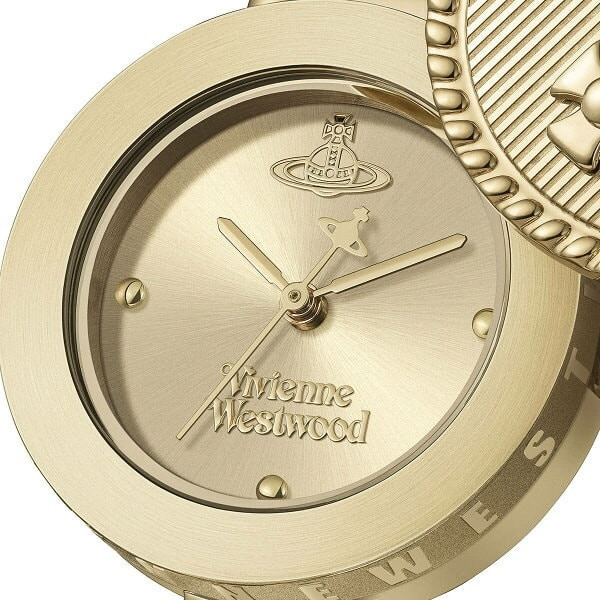 日本 Vivienne Westwood 西太后鏈條手錶 淡金 日本 Vivienne Westwood 西太后鏈條手錶 淡金