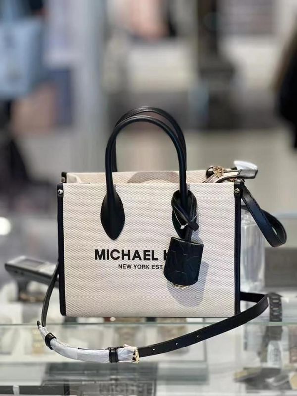 特價-MICHAEL KORS MK新款小號帆布托特包 MICHAEL KORS MK新款小號帆布托特包