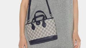 日本Gucci Ophidia 皮革飾邊托特肩背包(售價已折) 日本Gucci Ophidia 皮革飾邊托特肩背包