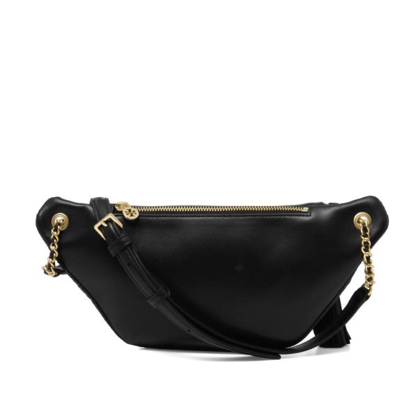 超值代購 Tory Burch Fleming Belt Bag 皮革流蘇腰包 Tory Burch ,腰包