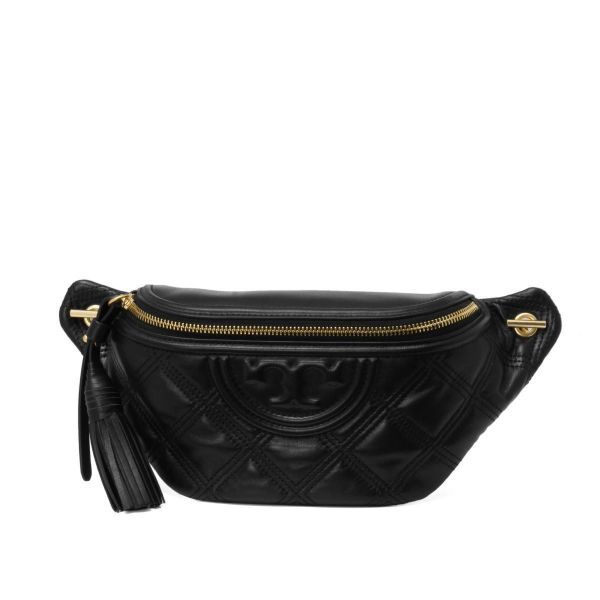 超值代購 Tory Burch Fleming Belt Bag 皮革流蘇腰包 Tory Burch ,腰包