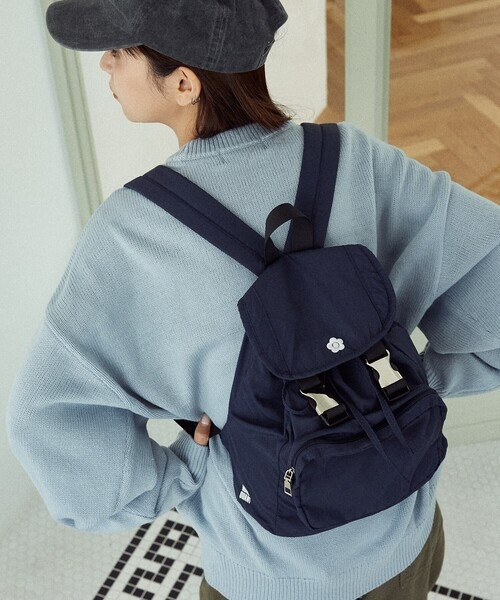 日本MARY QUANT × PUBLUX聯名款 刺繡LOGO尼龍背包 限量版 日本MARY QUANT × PUBLUX聯名款 刺繡LOGO尼龍背包 限量版