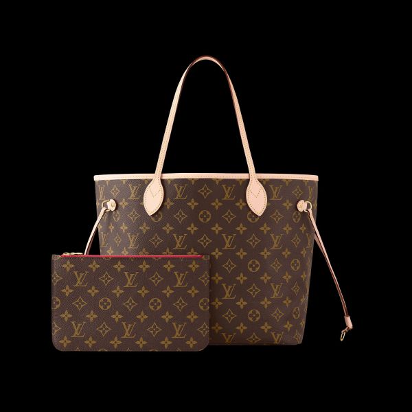 LOUIS VUITTON LV M46987  NEVERFULL MM雙色托特包 LOUIS VUITTON LV M46987  NEVERFULL MM雙色托特包