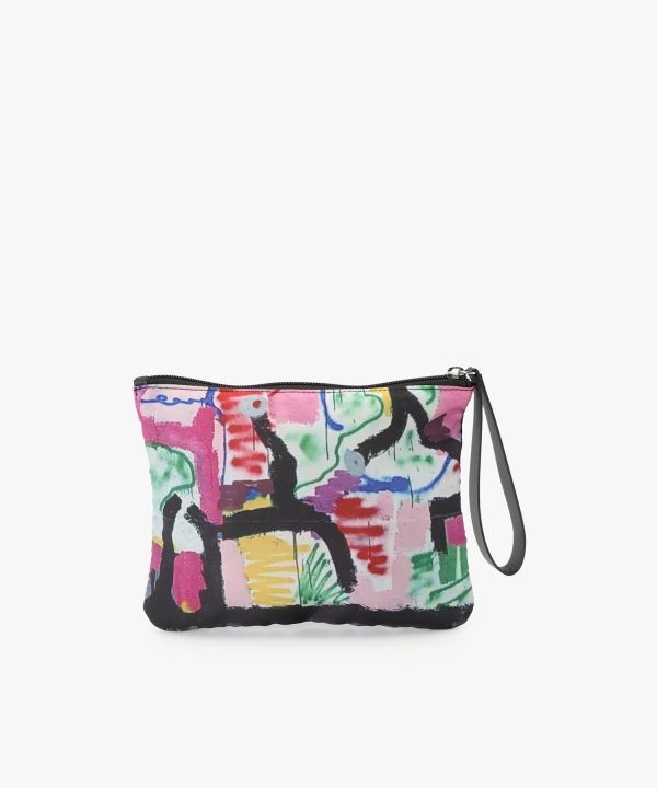 日本 agnès b. 藝術家普普風手拿包(售價已折) 日本 agnès b. 藝術家普普風手拿包