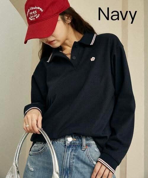 日本 MARY QUANT × PUBLUX” Polo 雛菊刺繡LOGO衫 日本 MARY QUANT × PUBLUX” Polo 雛菊刺繡LOGO衫