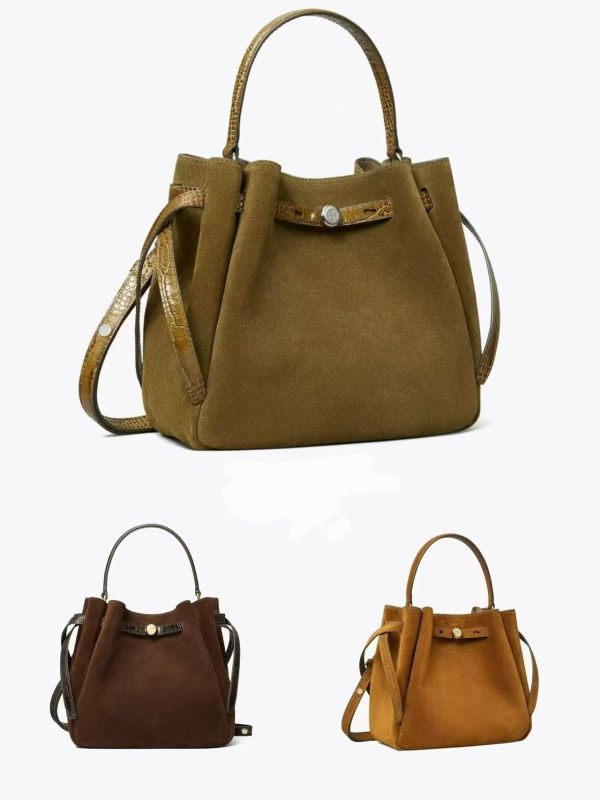 Tory Burch Romy麂皮水桶包(售價已折) Tory Burch Romy麂皮水桶包