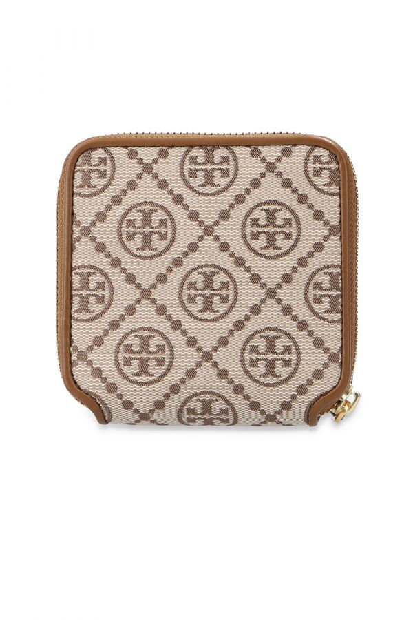 Tory Burch T monogram老花零錢包 日本代購-Tory Burch T monogram老花吊飾零錢包