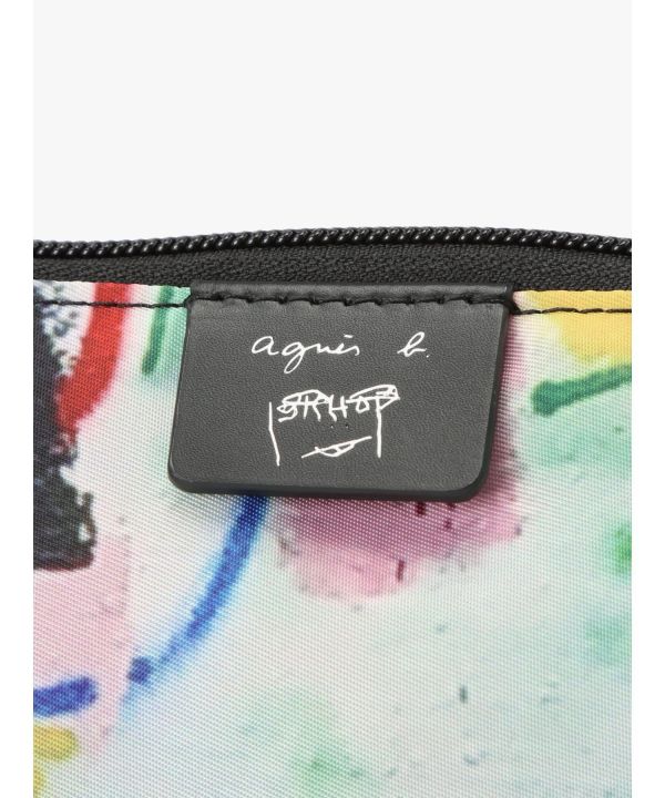 日本 agnès b. 藝術家普普風手拿包(售價已折) 日本 agnès b. 藝術家普普風手拿包