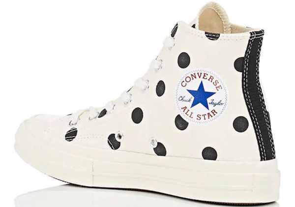 川久保玲 converse 聯名點點高、低筒帆布鞋 川久保玲 converse 聯名點點高、低筒帆布鞋