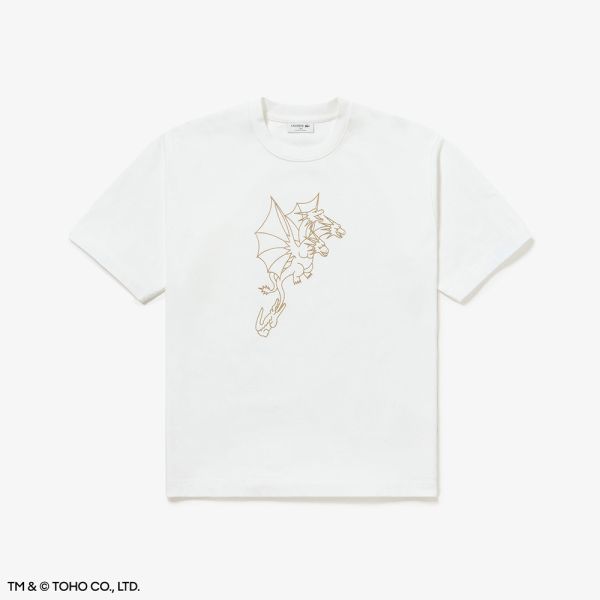 日本Lacoste Godzilla 合作款王者基多拉 T 卹 日本Lacoste Godzilla 合作款王者基多拉 T 卹