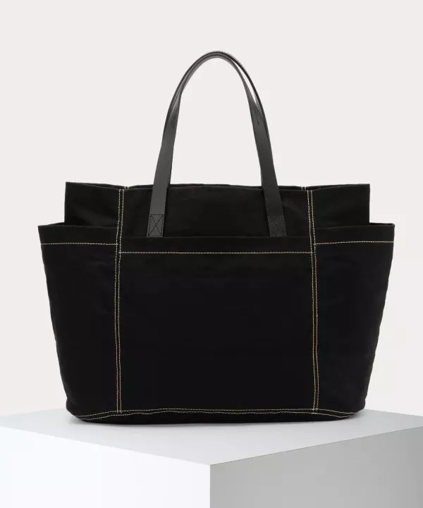 日本Vivienne Westwood 帆布托特包 M 日本Vivienne Westwood 帆布托特包 M