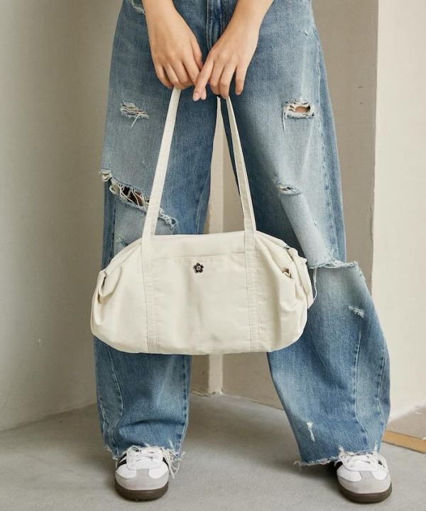 日本 MARY QUANT×PUBLUX 刺繡 迷你波士頓包 日本 MARY QUANT×PUBLUX 刺繡 迷你波士頓包