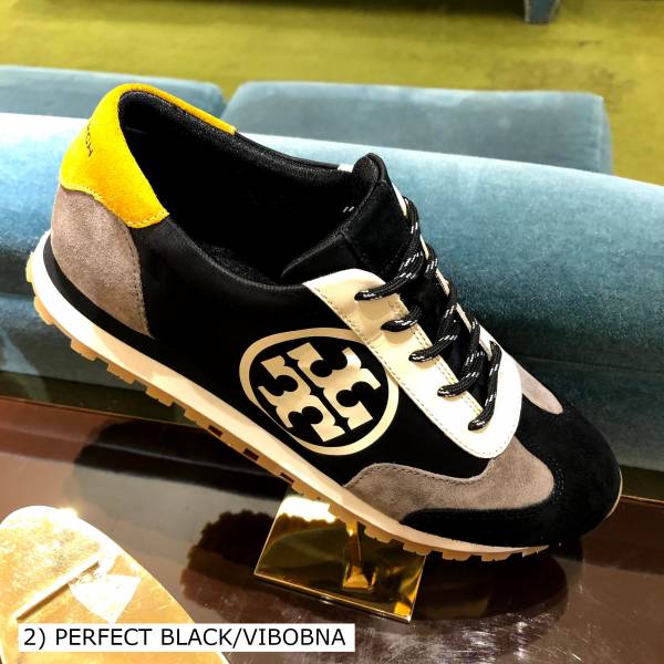 特價TORY BURCH ANNIE NYLON RUNNER 拼接牛皮運動休閒鞋 Tory Burch,平底鞋