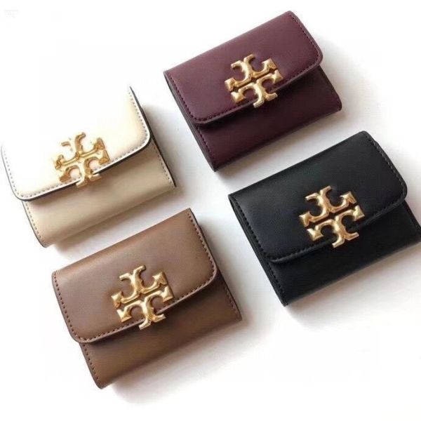 Tory Burch Eleanor Compact雙T logo三折短夾 TB中夾