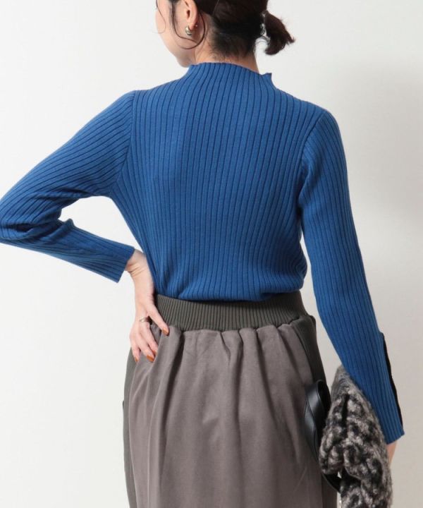 日本NOLLEY'S MALL 前排紐扣配色拉美套頭針織衫 日本NOLLEY'S MALL 前排紐扣配色拉美套頭針織衫