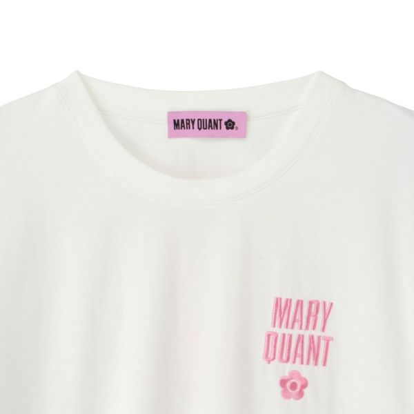 日本 MARY QUANT 刺繡T卹 白色 日本 MARY QUANT 刺繡T卹 白色