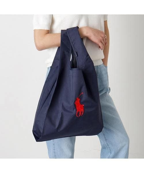 日本New arrivals POLO RALPH LAUREN刺繡款2way eco bag購物袋 日本New arrivals POLO RALPH LAUREN刺繡款2way eco bag購物袋