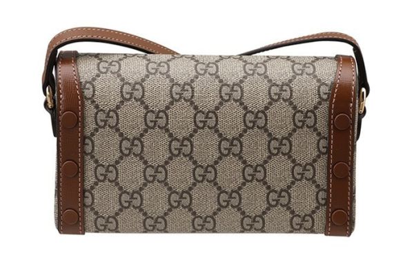 日本GUCCI 古馳經典1955 Horsebit馬銜釦中性款肩背斜背迷你手機包 日本GUCCI 古馳經典1955 Horsebit馬銜釦中性款肩背斜背迷你手機包