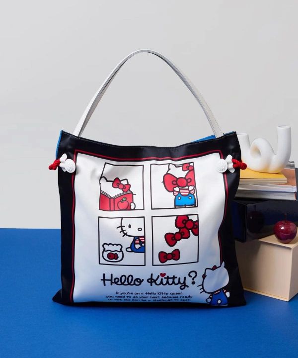 日本TREASURE TOPKAPI x Hello kitty 絲巾托特包 日本TREASURE TOPKAPI x Hello kitty 絲巾托特包