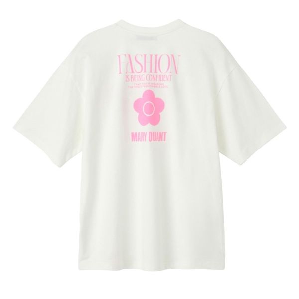 日本 MARY QUANT 刺繡T卹 白色 日本 MARY QUANT 刺繡T卹 白色