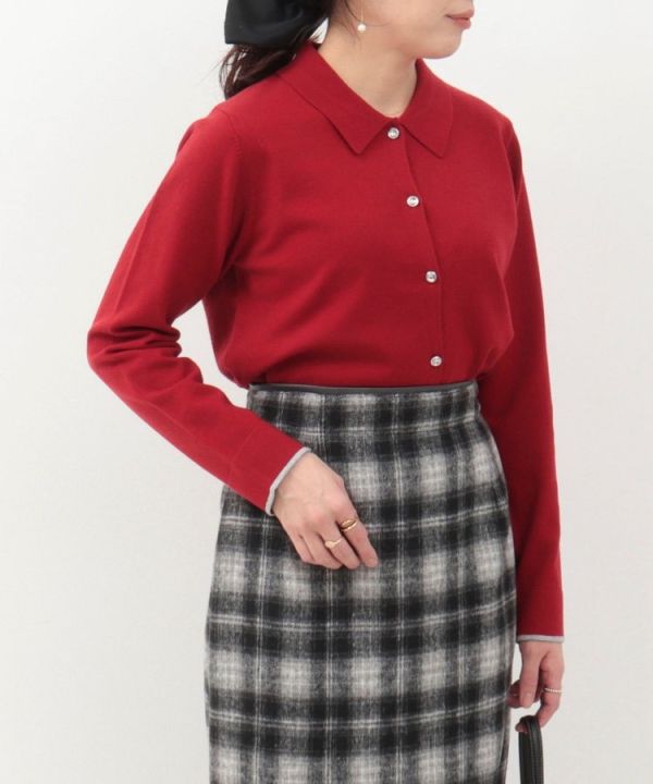 日本NOLLEY'S MALL 超級彈力領開衫 日本NOLLEY'S MALL 超級彈力領開衫