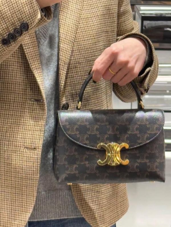 日本 CELINE Teen Nino老花手提肩背包 日本 CELINE Teen Nino老花手提肩背包