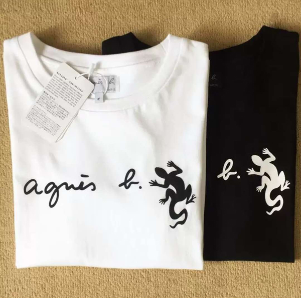 超值代購特價agnes b.蜥蜴純棉短袖T恤(售價已折) agnes b.,T恤