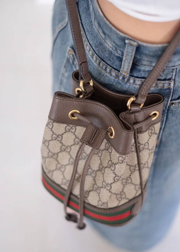 GUCCI OPHIDIA 迷你水桶包 GUCCI,OPHIDIA,迷你,水桶包