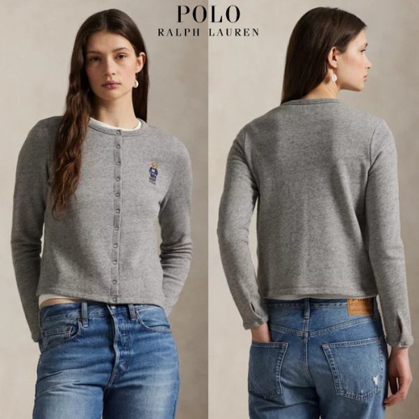 日本 Ralph Lauren Polo Bear 法國毛圈布開襟衫 日本 Ralph Lauren Polo Bear 法國毛圈布開襟衫