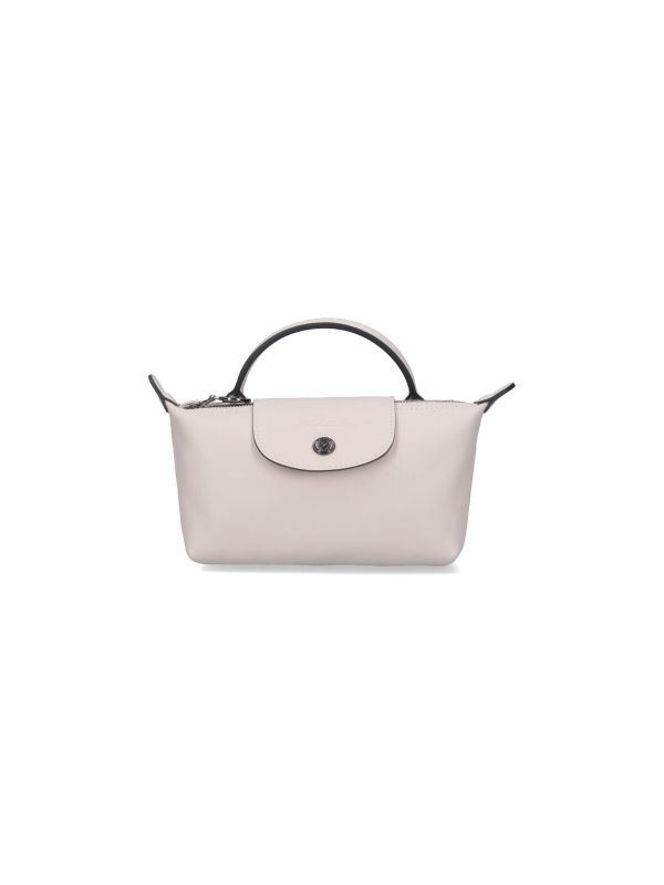 日本LONGCHAMP Le Pliage Xtra 手拿包 XS 白紙色 - 皮革 日本LONGCHAMP Le Pliage Xtra 手拿包 XS 白紙色 - 皮革