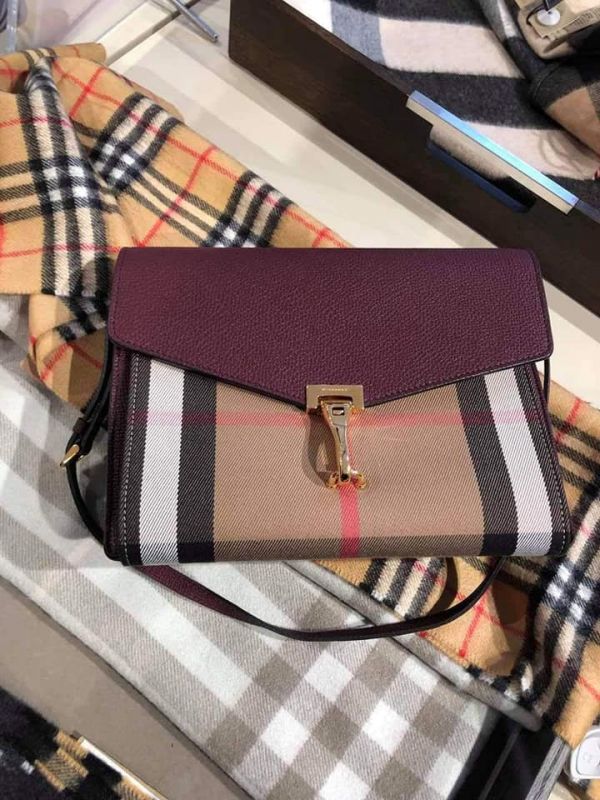 超值代購-Burberry 粒紋皮革拼 house 格紋WOC包(售價已折) Burberry ,WOC