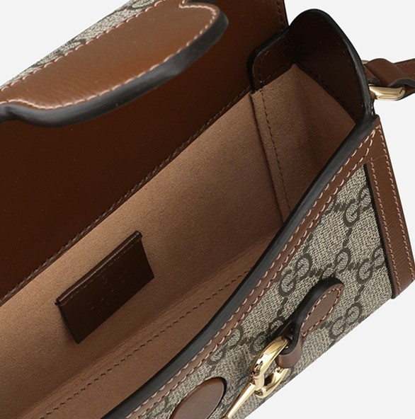 日本GUCCI 古馳經典1955 Horsebit馬銜釦中性款肩背斜背迷你手機包 日本GUCCI 古馳經典1955 Horsebit馬銜釦中性款肩背斜背迷你手機包