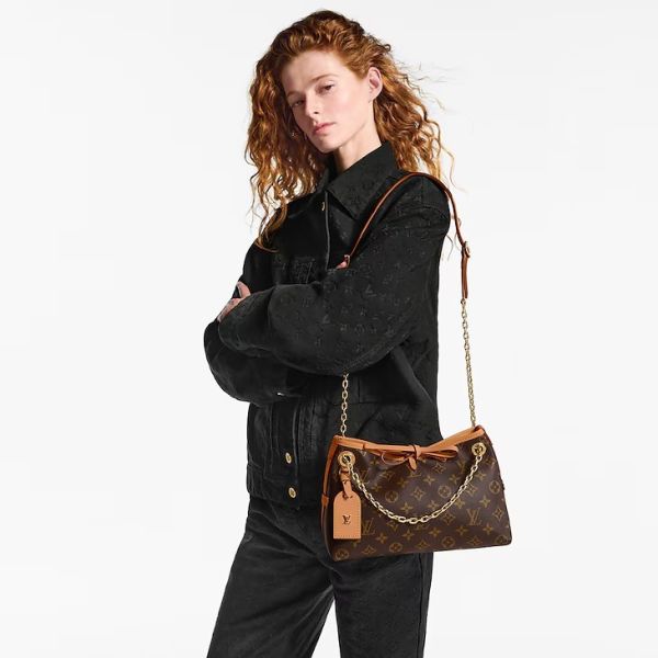 日本LV CARRYALL BB M13014金鏈條斜背包 日本LV CARRYALL BB M13014金鏈條斜背包