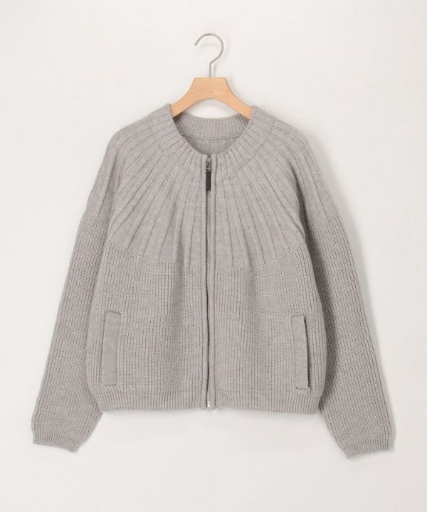 日本NOLLEY'S MALL 鞭領拉鍊開衫 日本NOLLEY'S MALL 鞭領拉鍊開衫