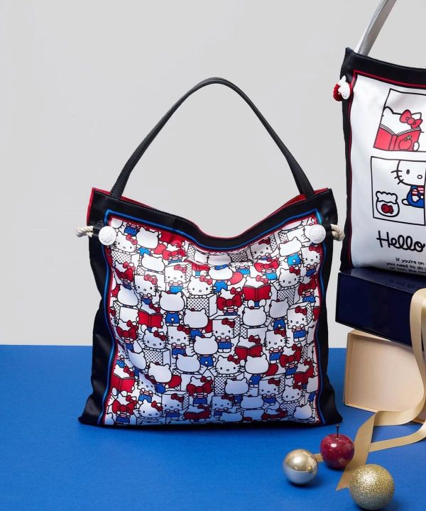 日本TREASURE TOPKAPI x Hello kitty 絲巾托特包 日本TREASURE TOPKAPI x Hello kitty 絲巾托特包