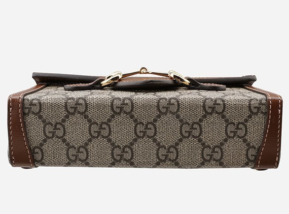日本GUCCI 古馳經典1955 Horsebit馬銜釦中性款肩背斜背迷你手機包 日本GUCCI 古馳經典1955 Horsebit馬銜釦中性款肩背斜背迷你手機包