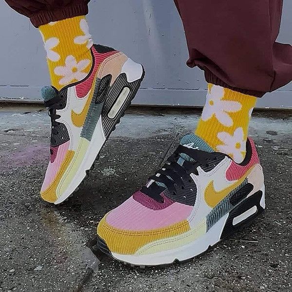 Nike Air Max 90 燈芯絨混搭氣墊鞋 Nike,Air Max,燈芯絨,氣墊