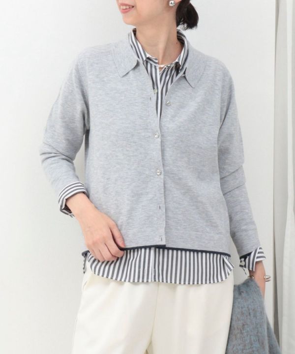 日本NOLLEY'S MALL 超級彈力領開衫 日本NOLLEY'S MALL 超級彈力領開衫