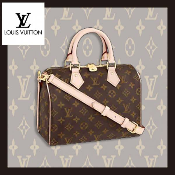 LOUIS VUITTON  LV M41113 經典Monogram SPEEDY 25 手提/斜背波士頓包 LOUIS VUITTON  LV M41113 經典Monogram SPEEDY 25 手提/斜背波士頓包