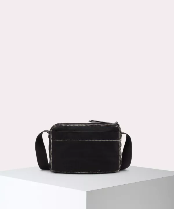 日本Vivienne Westwood 帆布肩背包 日本Vivienne Westwood 帆布肩背包
