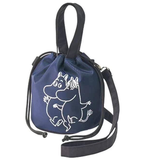 日本 New Moomin束口2way shoulder bag 抽繩2款可選 日本 New Moomin束口2way shoulder bag 抽繩2款可選