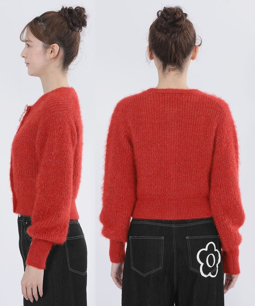 日本MARY QUANT 珍珠絲帶開襟衫 日本MARY QUANT 珍珠絲帶開襟衫