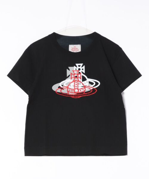 日本 vivienne westwood 有機 BD 平紋針織三層圓領男童短款 T 卹 日本 vivienne westwood 有機 BD 平紋針織三層圓領男童短款 T 卹