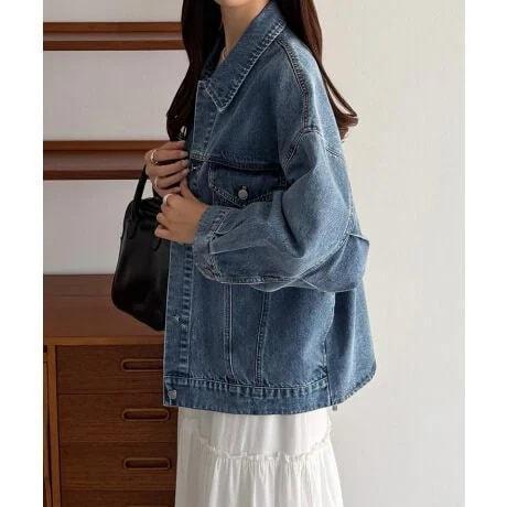 日本日牌後綁結丹寧牛仔外套 日本日牌後綁結丹寧牛仔外套