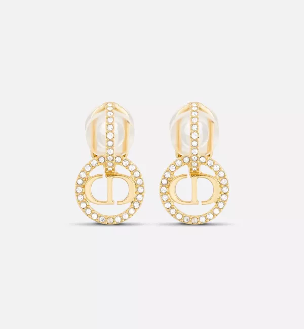 日本 Dior Petit CD 夾式耳環 日本 Dior Petit CD 夾式耳環