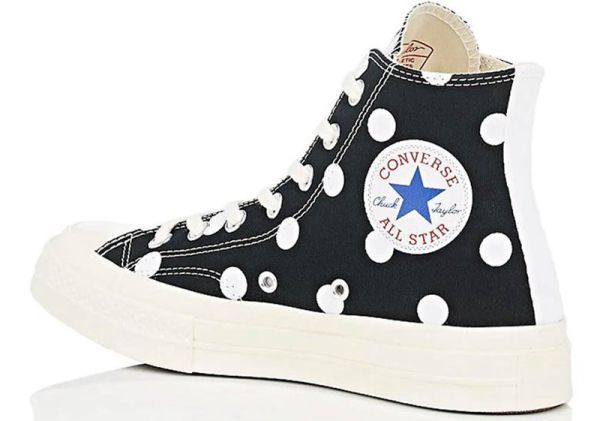 川久保玲 converse 聯名點點高、低筒帆布鞋 川久保玲 converse 聯名點點高、低筒帆布鞋